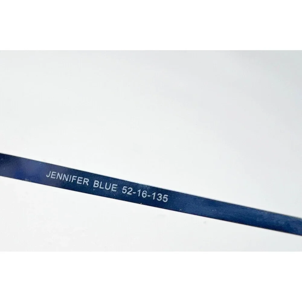 Jennifer Eyeglasses Kids Blue Rectangular Metal Frame 52-16-135